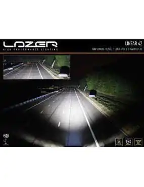 Lampa LAZER Linear 42 z zestawem do montażu na dachu – Isuzu D-Max (2021 -) bez relingów dachowych | Szekla4x4.pl