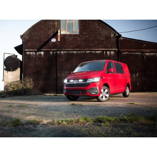 Zestaw dwóch lamp LAZER ST4 Evolution z systemem montażu w fabrycznym grillu - Volkswagen T6.1 (2019 -) - ujęcie 2