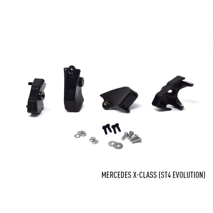 Zestaw dwóch lamp LAZER ST4 Evolution z systemem montażu w fabrycznym grillu - Mercedes X-Class V6 (2017-) - ujęcie 5