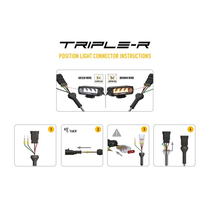 Zestaw dwóch lamp LAZER TRIPLE-R 750 (Gen2) z systemem montażu w fabrycznym grillu - Toyota Hilux (2015 - 2021) - ujęcie 5