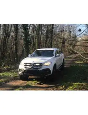 Zestaw dwóch lamp LAZER TRIPLE-R 750 (Gen2) z systemem montażu w fabrycznym grillu - Mercedes-Benz X-Class (2017 -) | Szekla4x4.pl