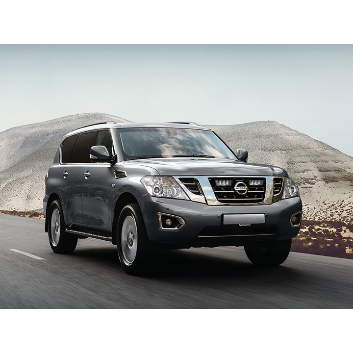 Zestaw dwóch lamp LAZER TRIPLE-R 750 Elite (Gen2) z systemem montażu w fabrycznym grillu - Nissan Patrol Y62 (2018 -)