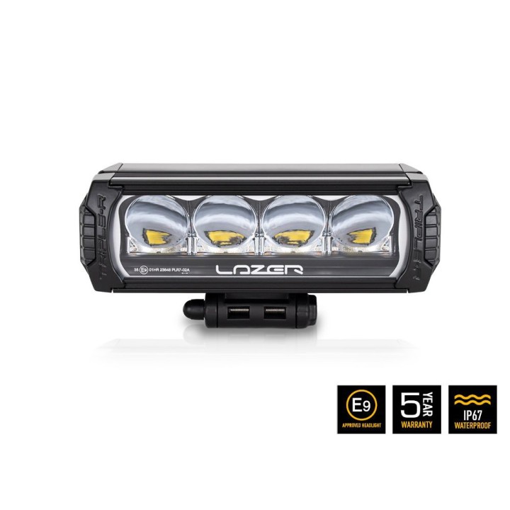 Zestaw dwóch lamp LAZER TRIPLE-R 750 (Gen2) z systemem montażu w fabrycznym grillu - VW T5 (2010 -) - ujęcie 5