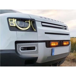 Zestaw dwóch lamp LAZER TRIPLE-R 750 (Gen2) z systemem montażu w fabrycznym grillu - Land Rover Defender (2020 -)