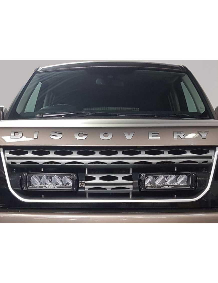 Zestaw dwóch lamp LAZER TRIPLE-R 750 Elite (Gen2) z systemem montażu w fabrycznym grillu - Land Rover Discovery4 (2014 -) 