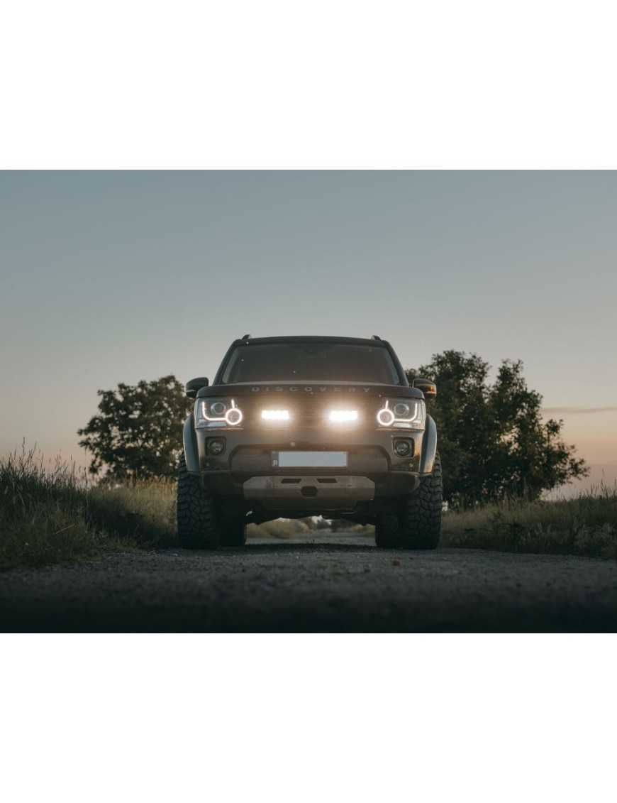 Zestaw dwóch lamp LAZER TRIPLE-R 750 Elite (Gen2) z systemem montażu w fabrycznym grillu - Land Rover Discovery4 (2014 -) 