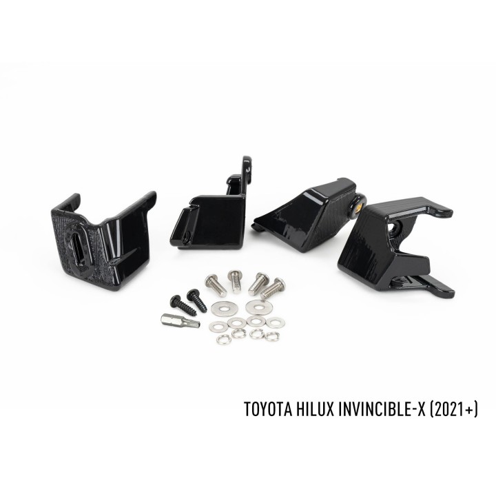 Zestaw dwóch lamp LAZER TRIPLE-R 750 (Gen2) z systemem montażu w fabrycznym grillu - Toyota Hilux Invincible X - ujęcie 13