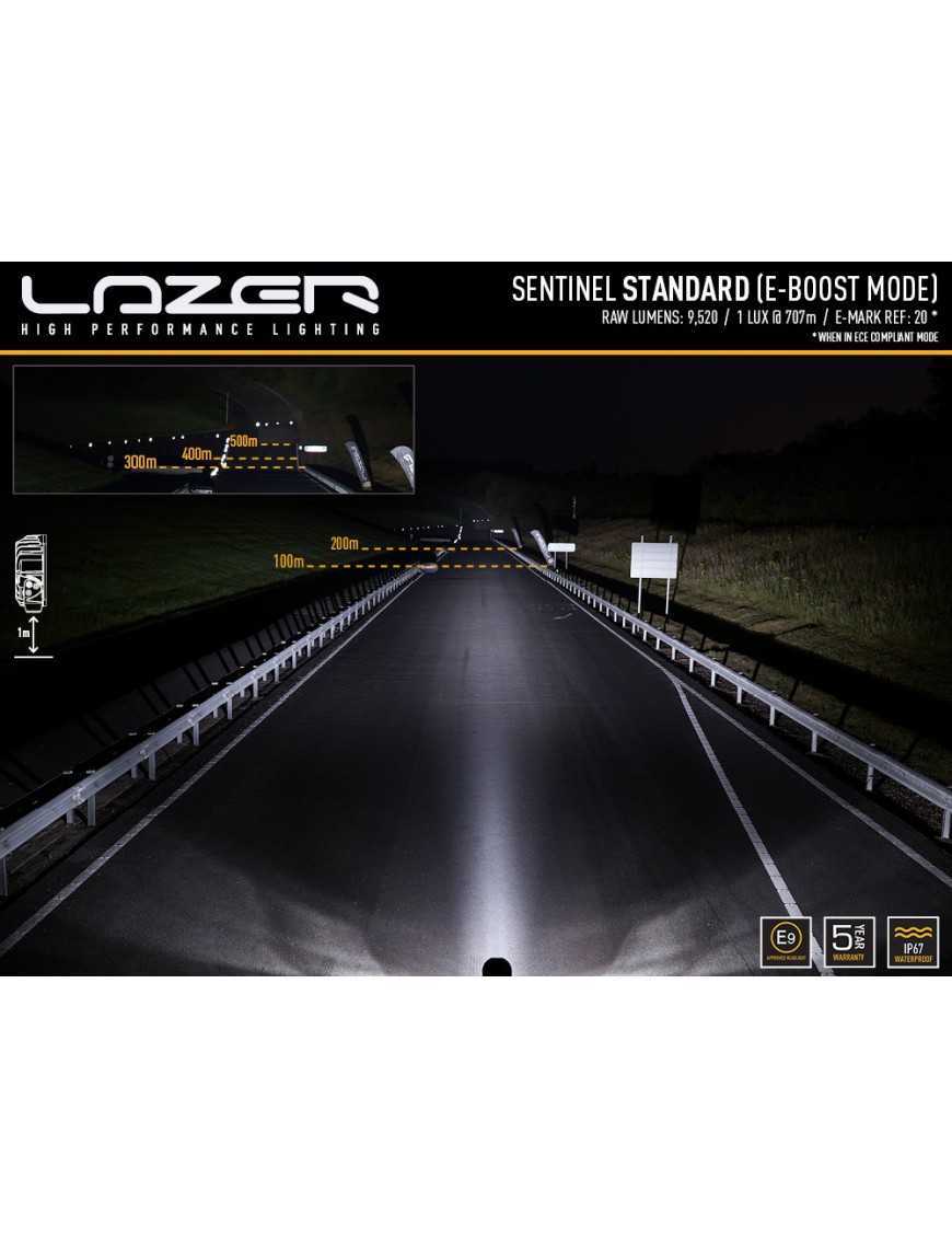LAZER Sentinel 9" Black - round LED lamp