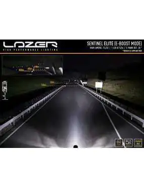 LAZER Sentinel 9" Elite Black - round LED lamp