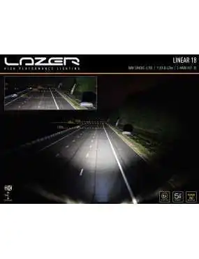 Zestaw lampy LAZER Linear 18 - z systemem montażu w fabrycznym grillu - Toyota RAV4 Plug-In (2020 -) | Szekla4x4.pl