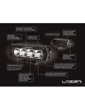 Set of two LAZER ST4 EVO lamps with factory grille mounting system - Mercedes-Benz Vito (2020 -)