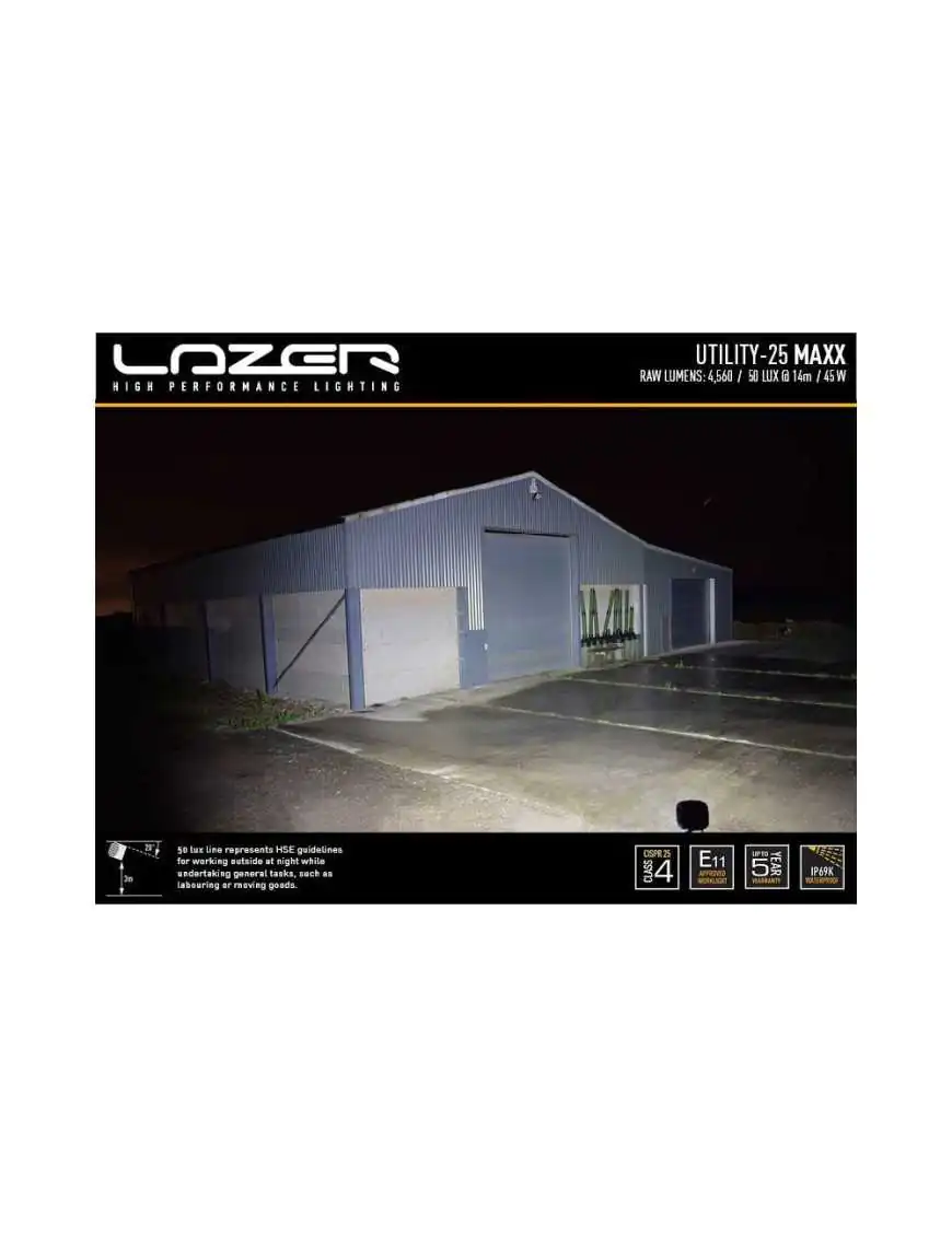 LAZER Utility 25 MAXX - lampa robocza LED | Szekla4x4.pl