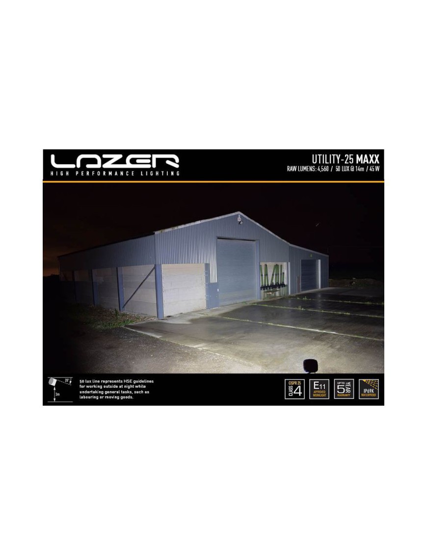 LAZER Utility 25 MAXX - lampa robocza LED