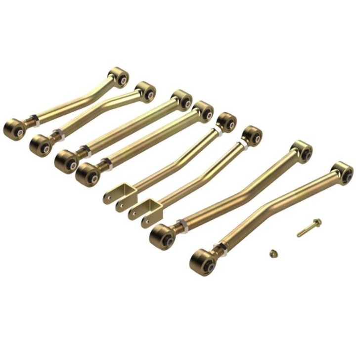 Zestaw przednich i tylnych wahaczy Wrangler JLU lift 2,5 3,5 5,5 Duroflex Metalcloak