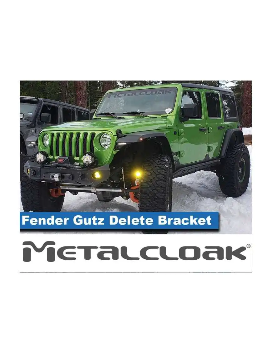 JL/JT Rubicon Fender Gutz Delete & Clearance Bracket