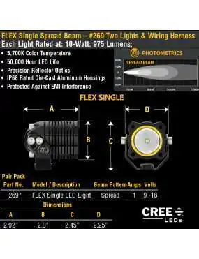 FLEX ERA® 1 - 2-Light KC Lights