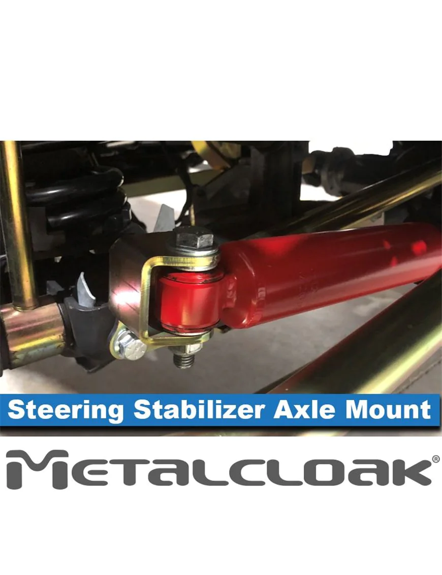 Steering Stabilizer - Axle Side Mount, JL/JT