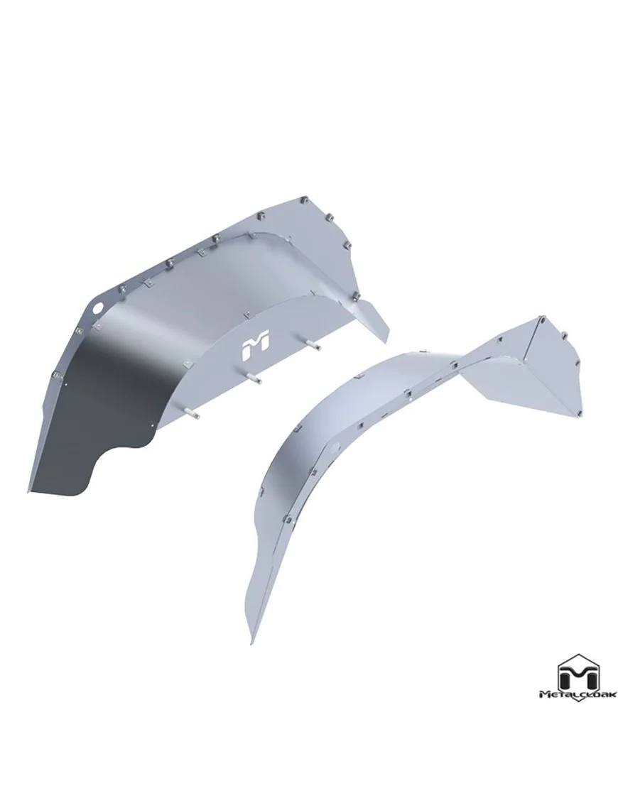 JT Gladiator Replacement Aluminum Inner Fender Set, Rear, Pair