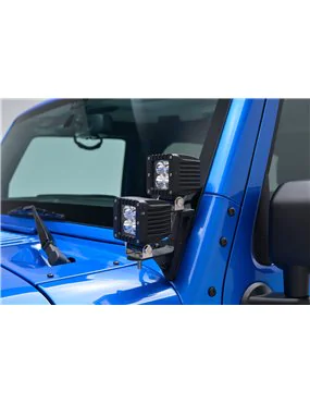 JEEP WRANGLER JK 2007-2018 MOCOWANIE LAMP DODATKOWYCH NA SŁUPEK PRZEDNI