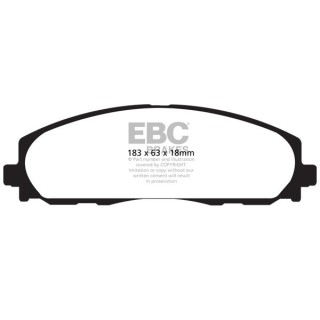 Zestaw klocków hamulcowych seria YELLOWSTUFF EBC Brakes DP41888R przód Wrangler JL