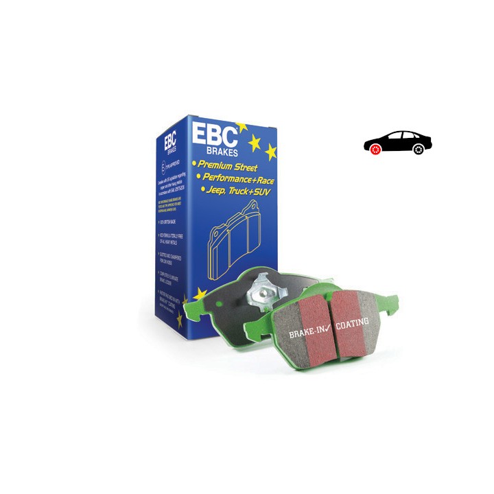 DP61798 - Zestaw klocków hamulcowych seria GREENSTUFF EBC Brakes Wrangler jl jk 