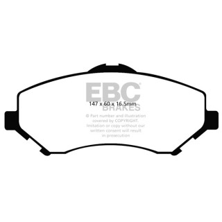 DP61798 - Zestaw klocków hamulcowych seria GREENSTUFF EBC Brakes Wrangler jl jk 