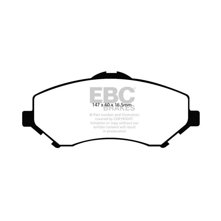 DP61798 - Zestaw klocków hamulcowych seria GREENSTUFF EBC Brakes Wrangler jl jk 