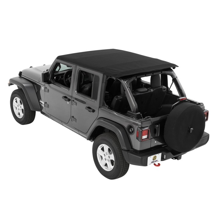 Trektop NX Black Twill Best top WRangler JLU softop