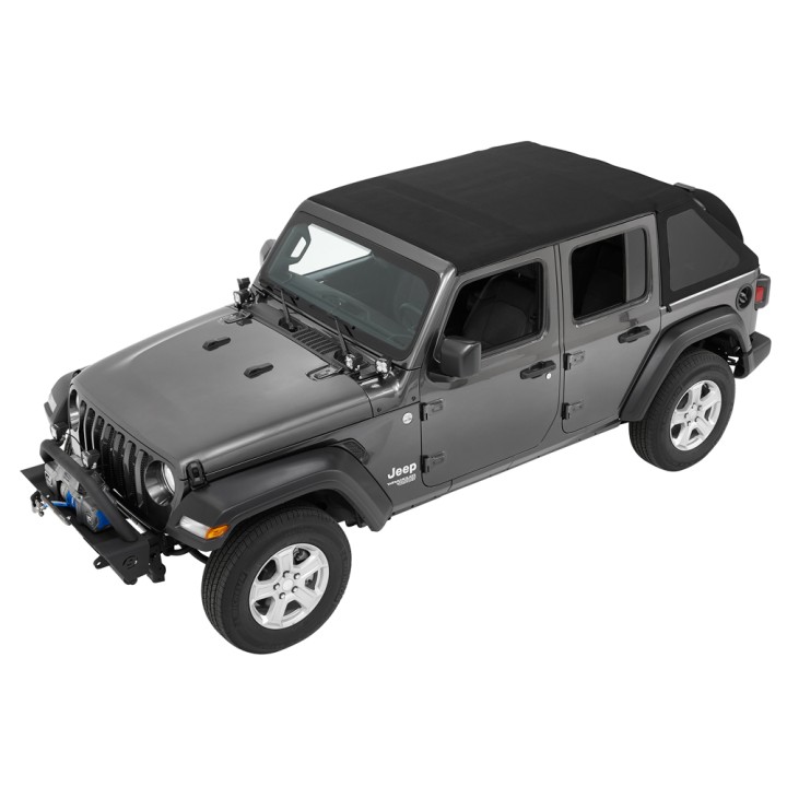 Trektop NX Black Twill Best top WRangler JLU softop