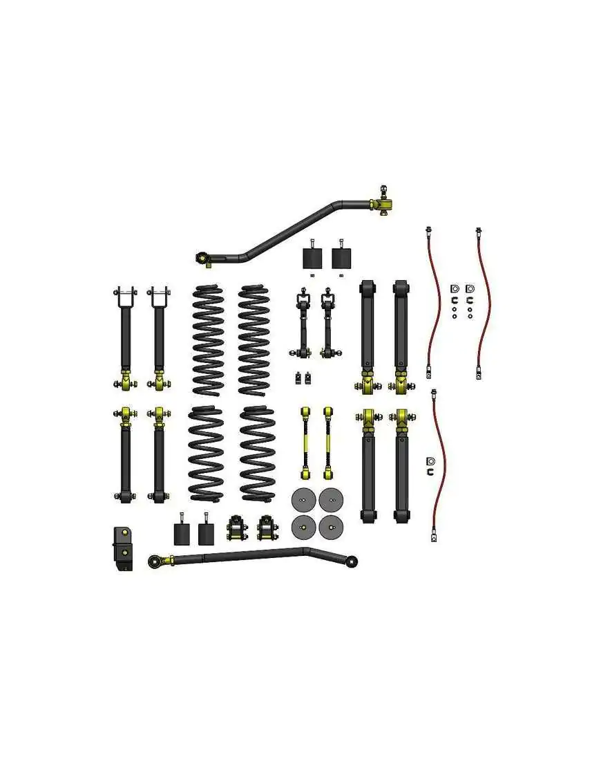 Zestaw zawieszenia Clayton Off Road Premium Lift 4"