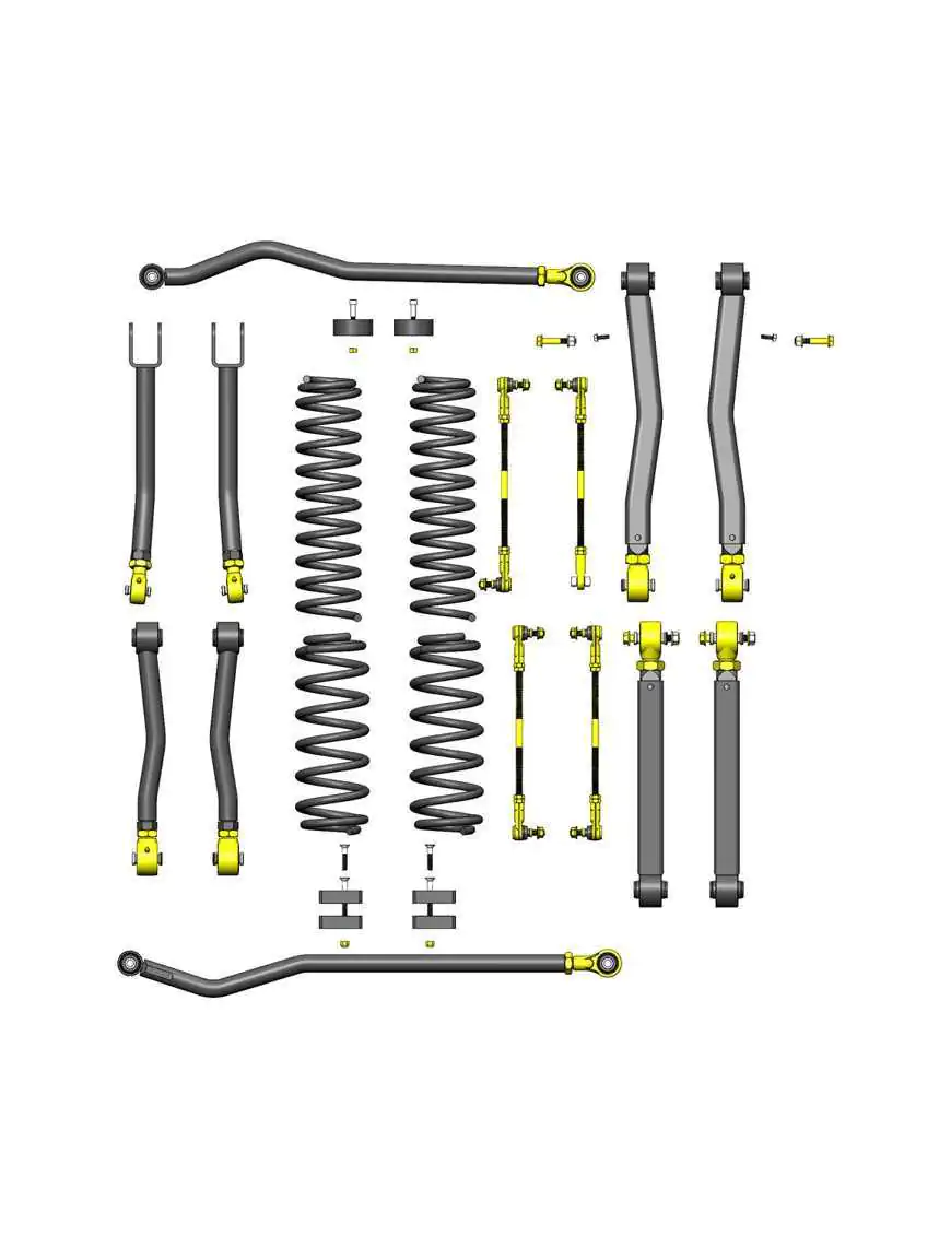 Zestaw zawieszenia Clayton Off Road Premium 392 Lift 2,5"