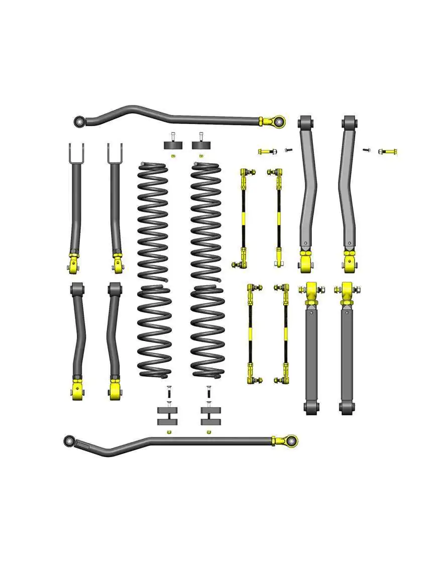 Zestaw zawieszenia Clayton Off Road Premium 392 Lift 3,5"