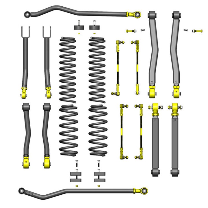 Zestaw zawieszenia Clayton Off Road Premium 392 Lift 3,5"