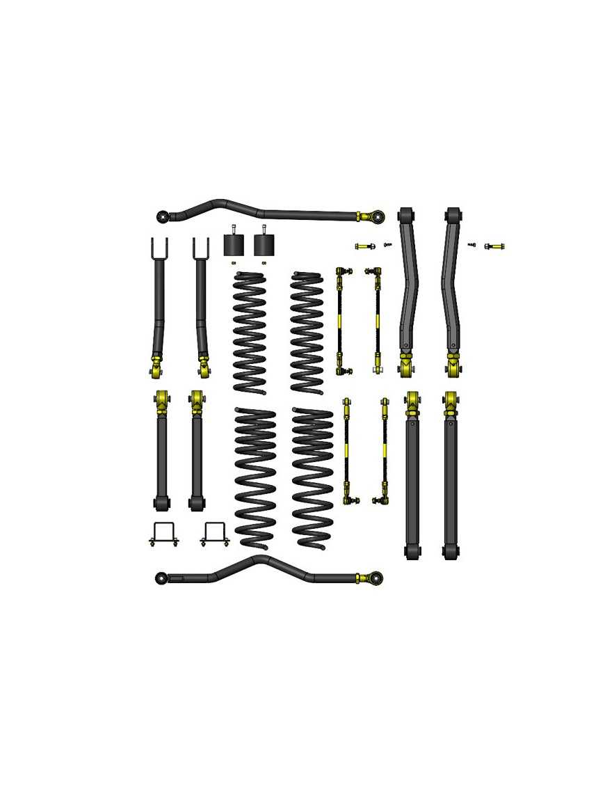 Zestaw zawieszenia Clayton Off Road Premium Diesel Lift 2,5"