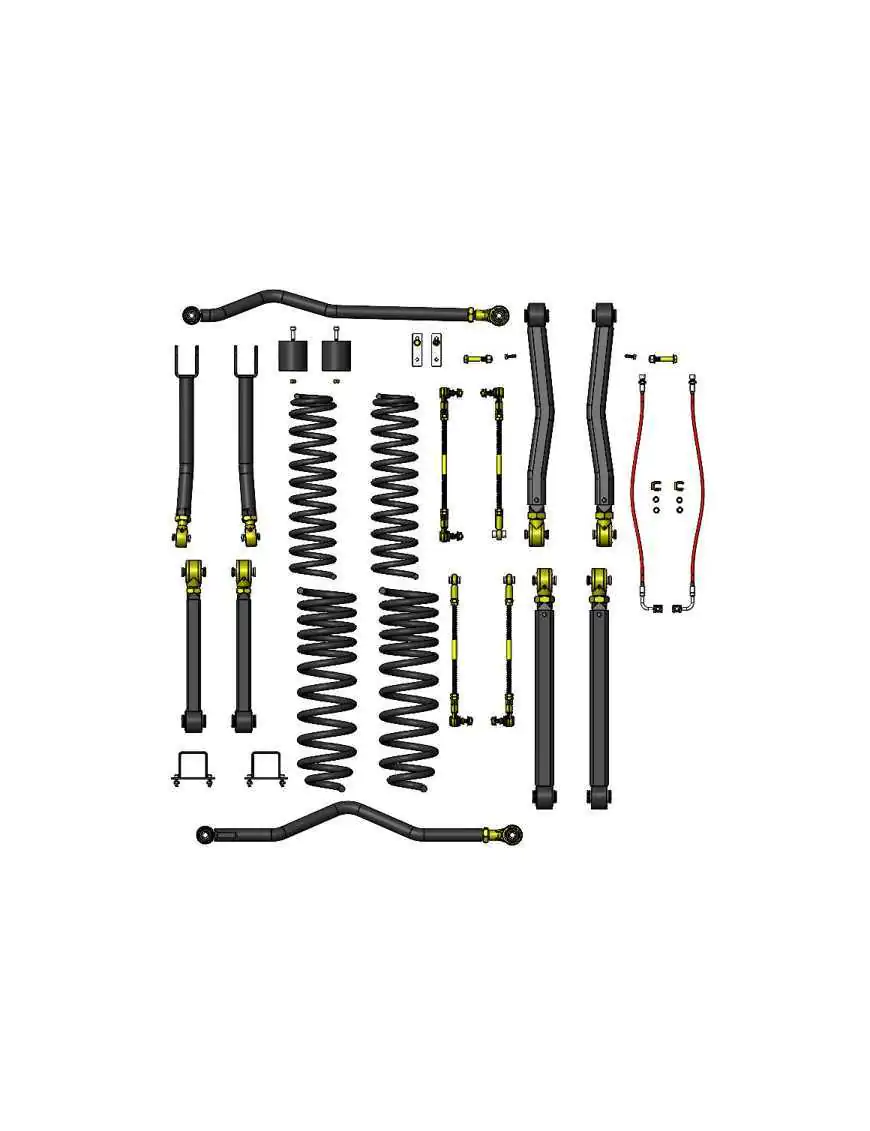 Zestaw zawieszenia Clayton Off Road Premium Diesel Lift 3,5"