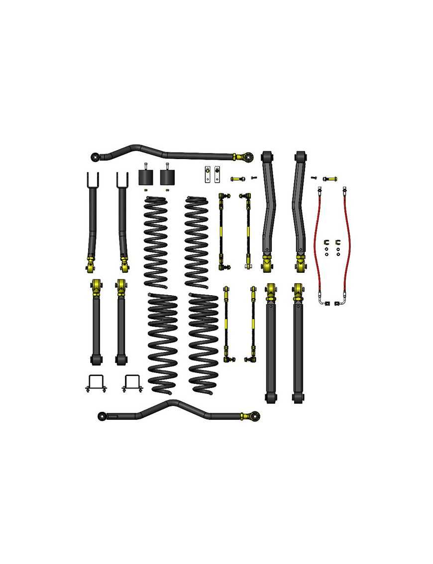 Zestaw zawieszenia Clayton Off Road Premium Diesel Lift 3,5"