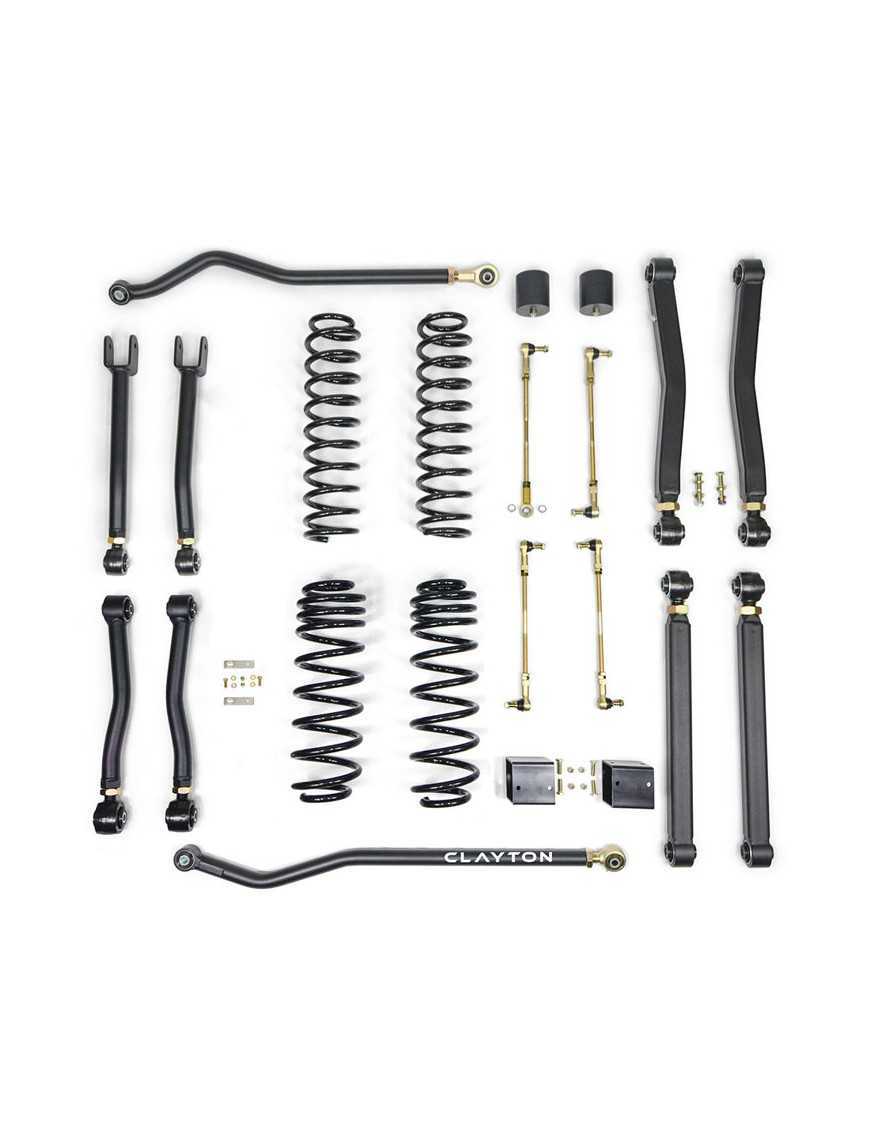 Zestaw zawieszenia Clayton Off Road Overland+ 392 Lift 3,5"