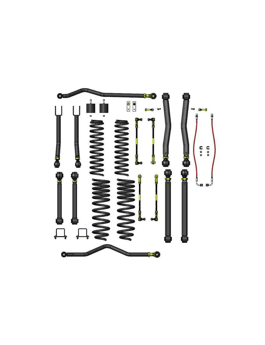 Zestaw zawieszenia Clayton Off Road Overland+ Diesel Lift 3,5"