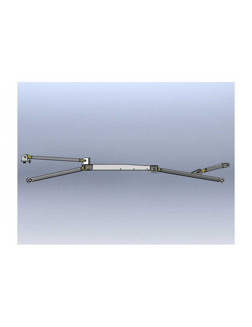 Zestaw wahaczy long arm z kołyską Pocket Style Clayton Off Road Lift 4-8"