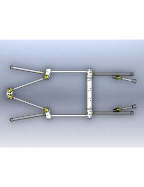 Zestaw wahaczy long arm z kołyską Pocket Style Clayton Off Road Lift 4-8"