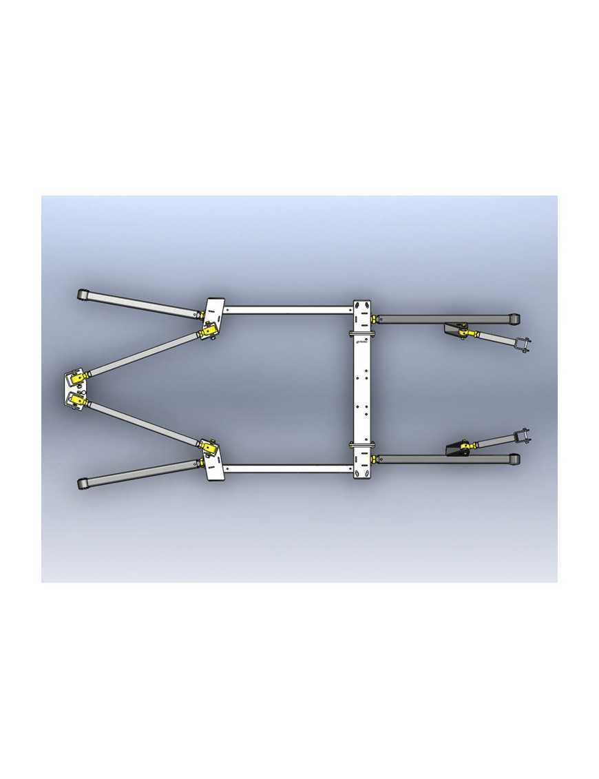 Zestaw wahaczy long arm z kołyską Pocket Style Clayton Off Road Lift 4-8"