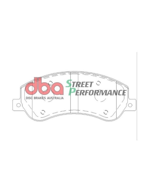 Zestaw hamulcowy przód DBA T2 Street Performance