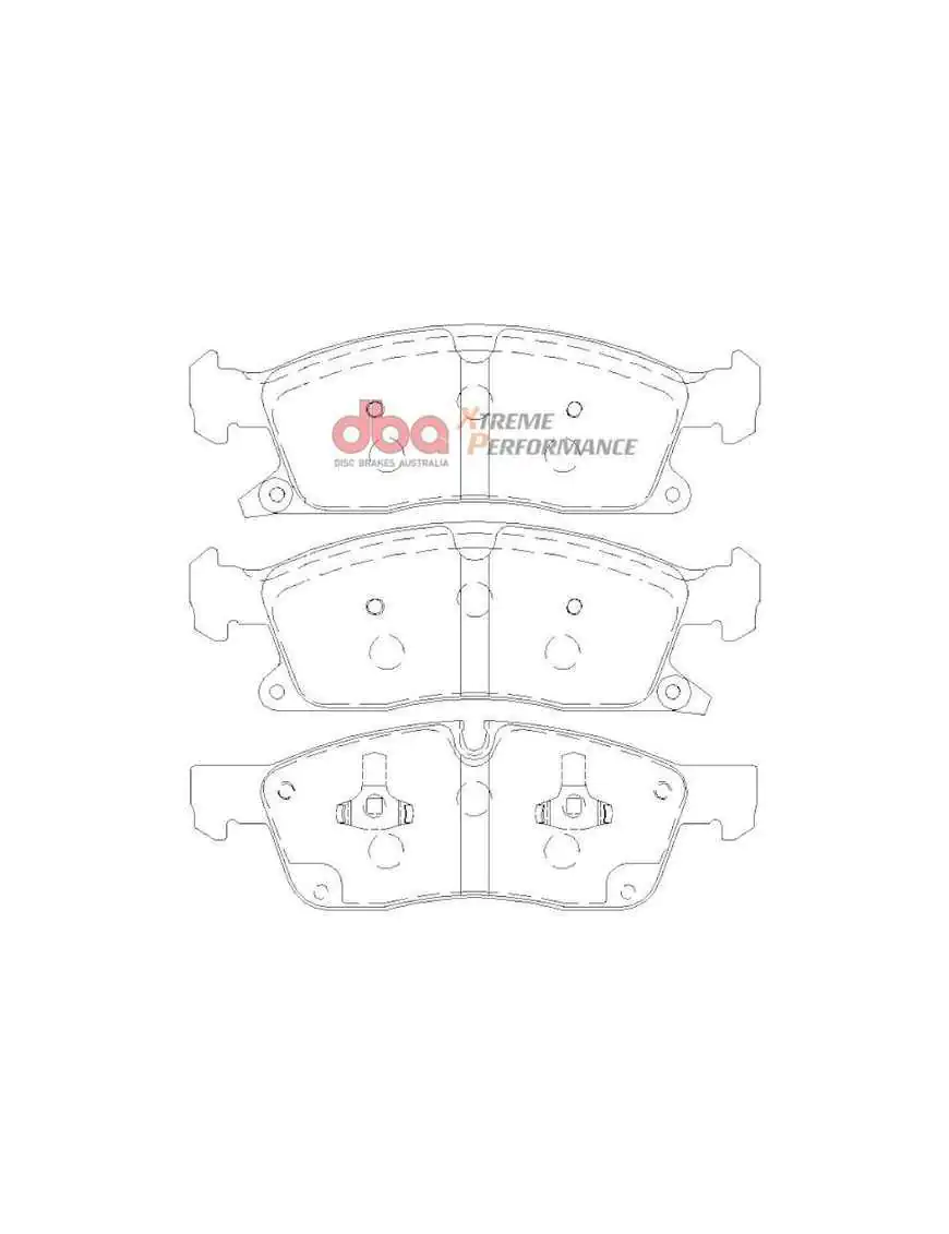 Zestaw hamulcowy przód DBA T3 4000 Xtreme Performance