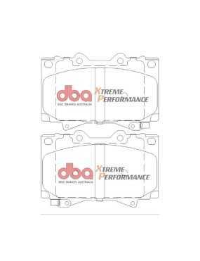Zestaw hamulcowy przód DBA T3 4000 Xtreme Performance