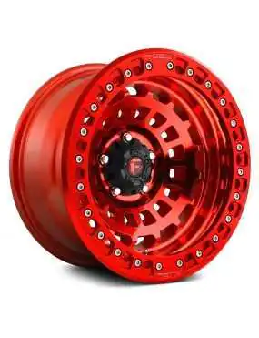 Felga aluminiowa D100 Zephyr Beadlock Candy Red Fuel