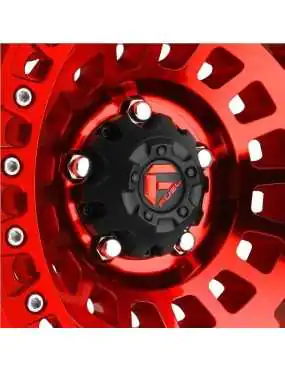 Felga aluminiowa D100 Zephyr Beadlock Candy Red Fuel