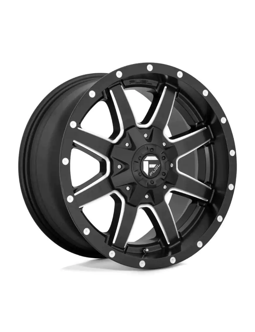 Felga aluminiowa D538 Maverick Matte Black Milled Fuel