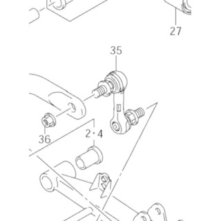 Łącznik stabilizatora 61660-31G00 KingQuad Suzuki - ujęcie 2