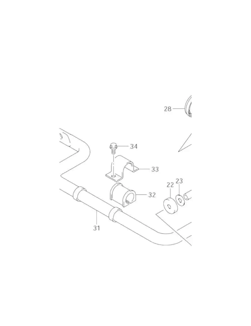 Guma stabilizatora 61652-31G20 KingQuad