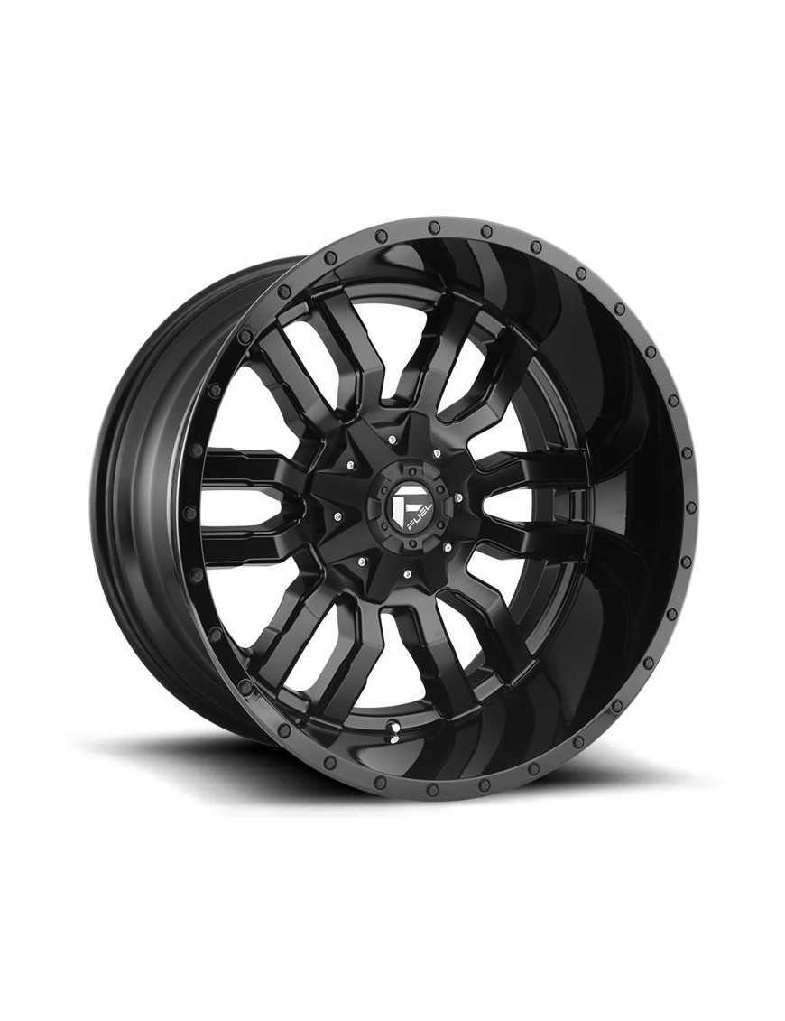 Felga aluminiowa D596 Sledge Matte Black Gloss Black LIP Fuel